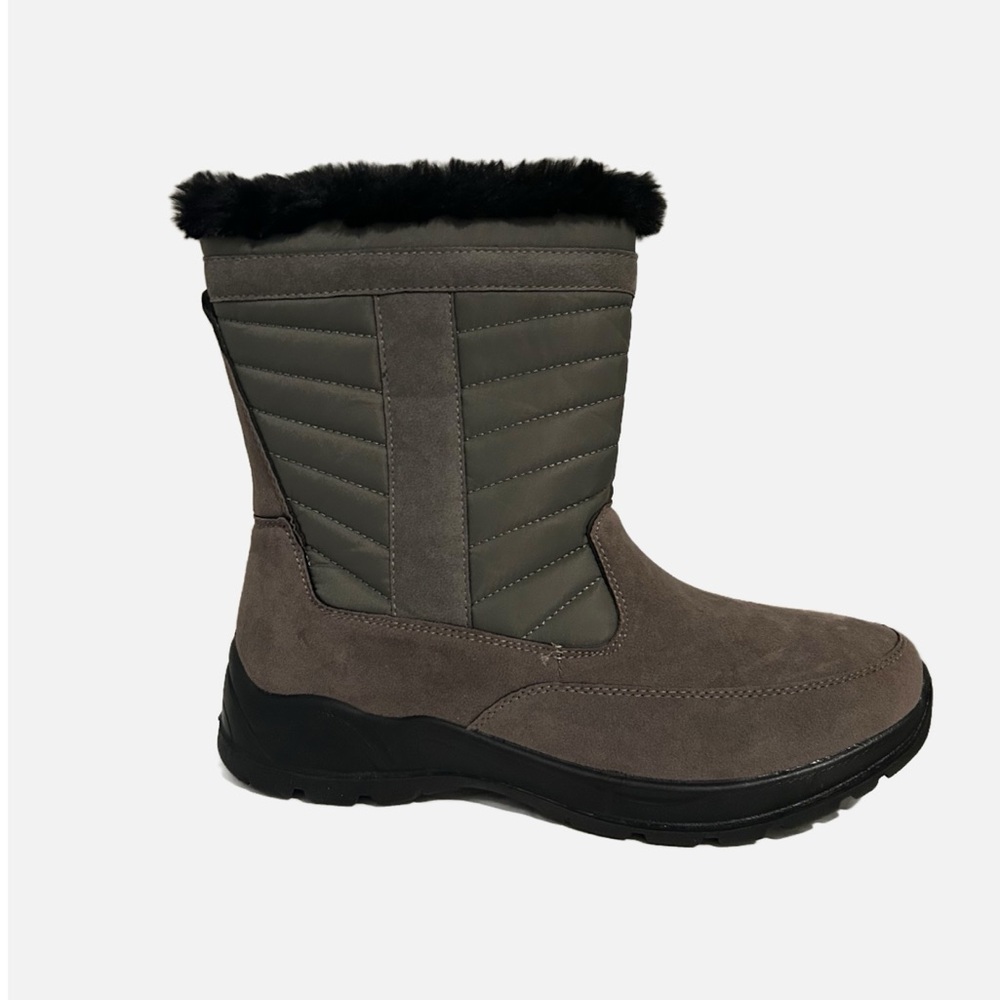NWB Easy Works by Easy Street Frazer Boot. Size 9. Grey. Waterproof. - Picture 1 of 10